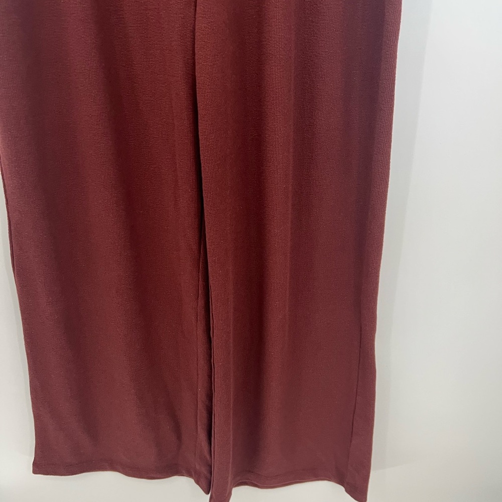 Spiritual Gangster Claudia lofty slub rib wide leg pant NWT size XL - Picture 6 of 9